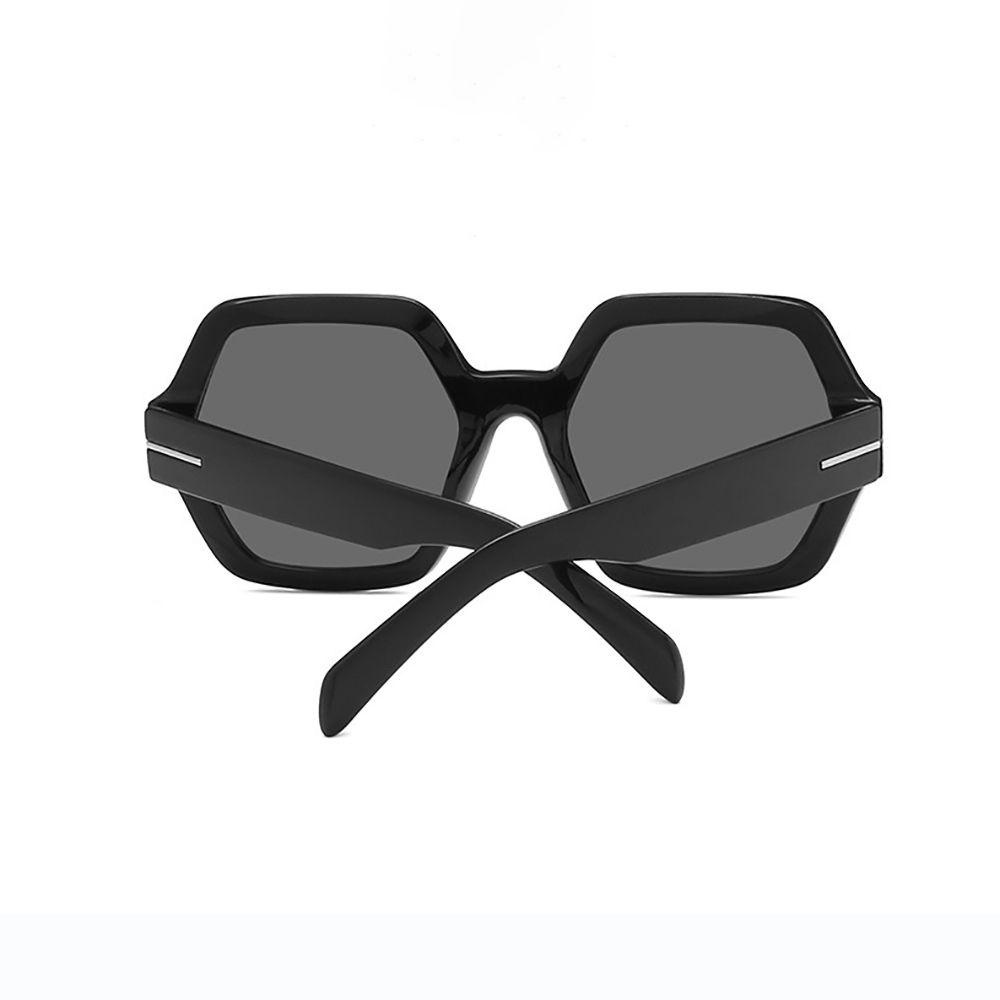 Kính Mát Hình Đa Giác Gọng Lớn Chống Bức Xạ UV400 Chống Bức Xạ Phong Cách Hàn Quốc Cho Nữ