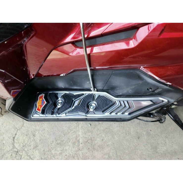 (Thảm viền INOX) Thảm lót sàn xe AIR BLADE 160 đời 2022, thảm lót chân xe AIR BLADE 2022