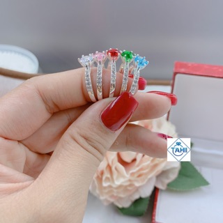 Nhẫn bạc nữ đính đá