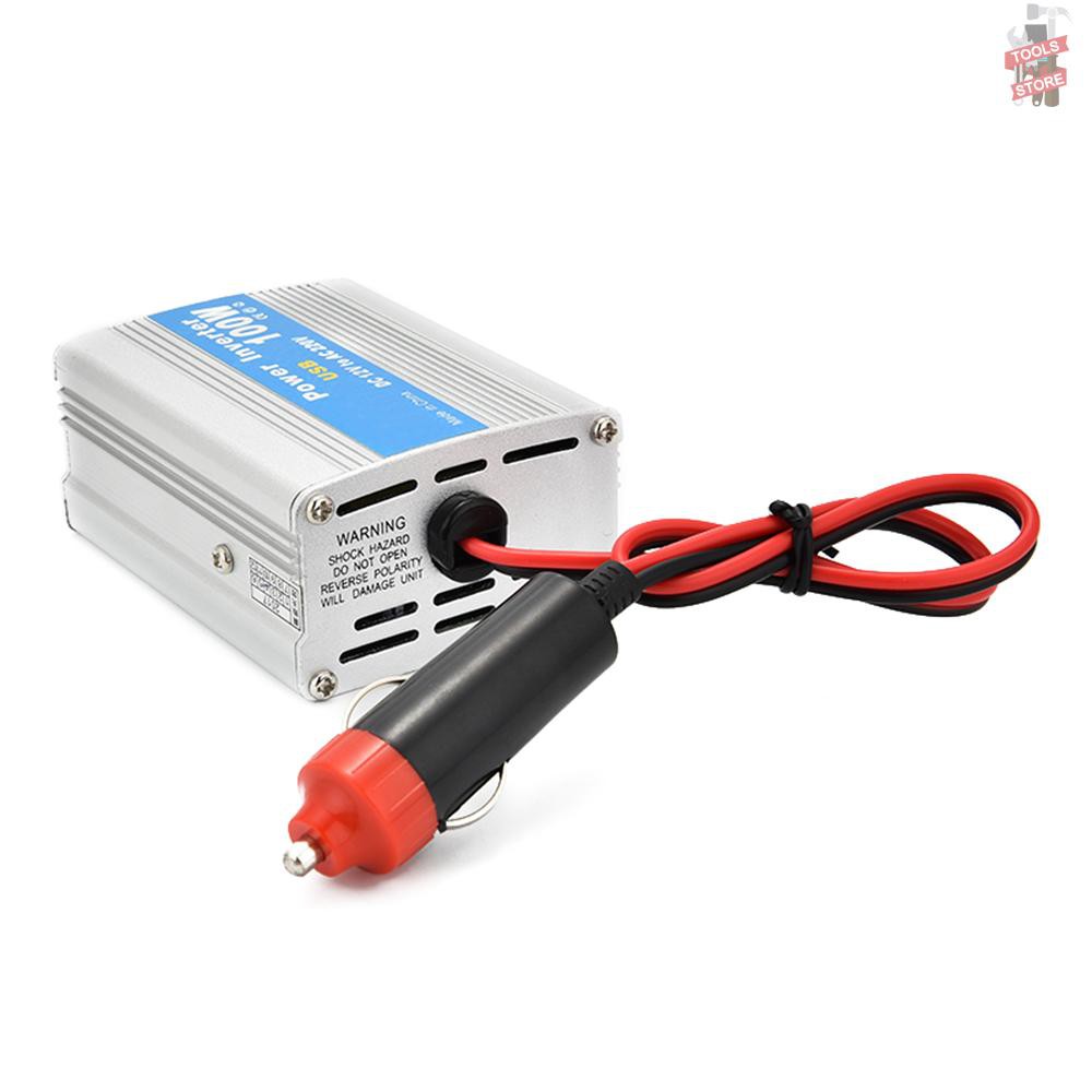 Bộ Chuyển Đổi Nguồn Điện 100w Dc 12v Sang Ac 220v Cho Xe Hơi