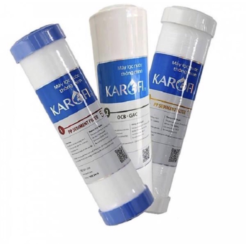 Lõi Lọc Nước Karofi 1-2-3-4 Chính Hãng