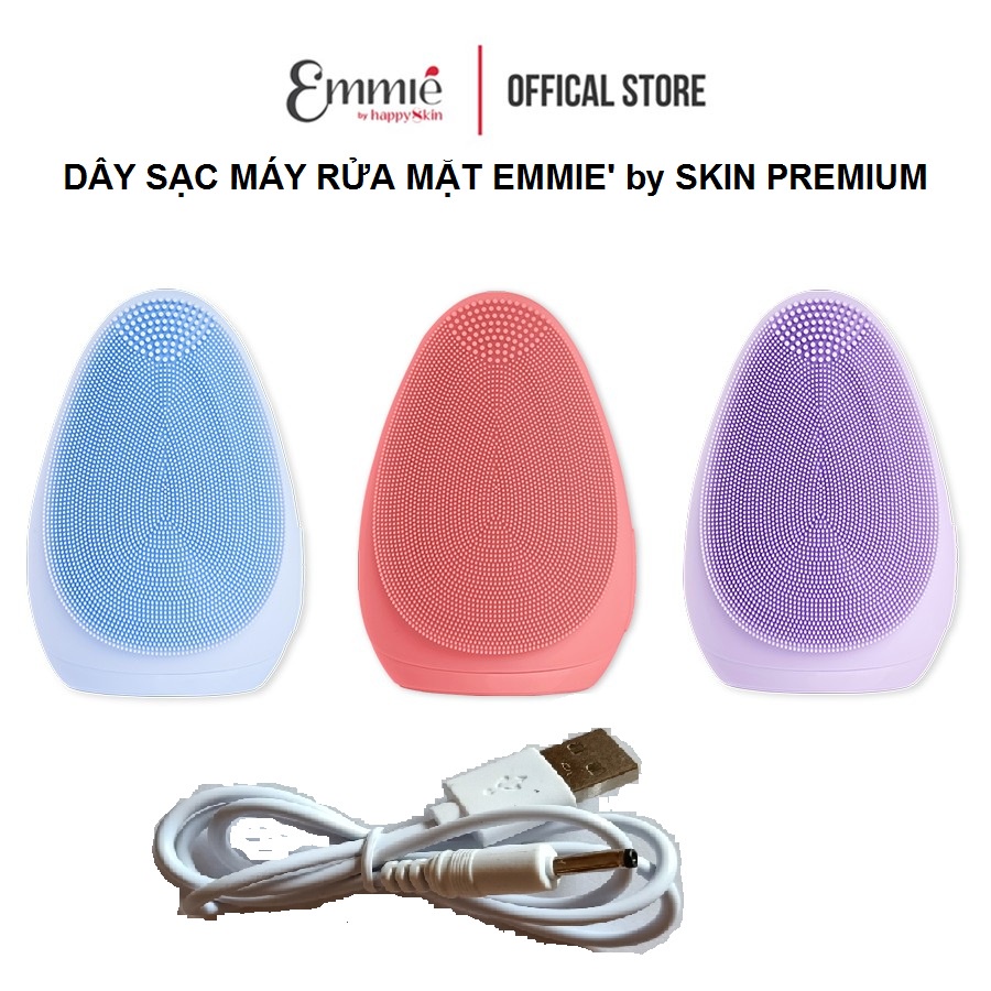 Dây sạc cho máy rửa mặt Emmie' by Happy Skin Premium