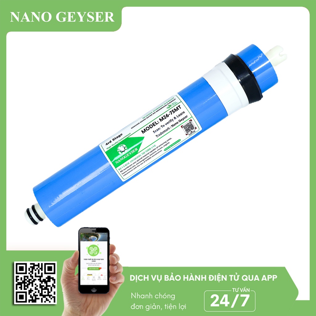 Bộ 5 lõi 45678 dùng cho máy lọc nước công nghệ RO, Màng Ro, Lõi T33 Small, Maifan, Nano Silver, Hydrogen