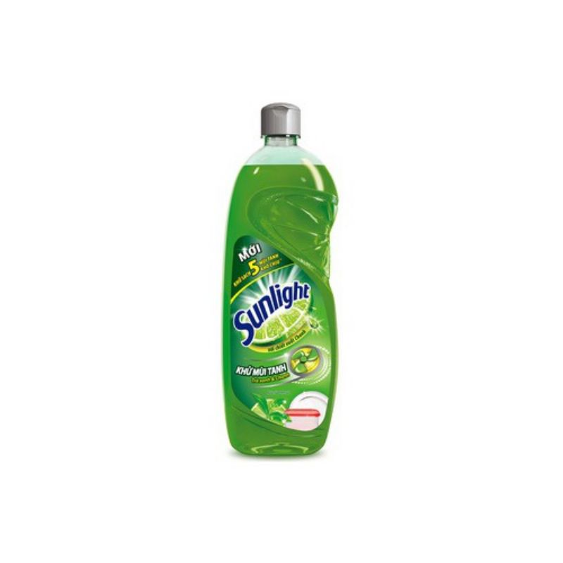 Nước rửa chén Sunlight trà xanh chai 400ml