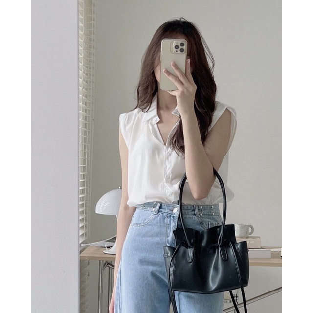 Áo sơmi ba lỗ kèm dây như hình
