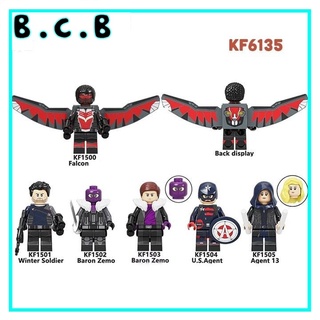 Lego Super Hero Siêu anh hùng MCU Marvels mô hình US Agent Sharon - The Falcon and The Winter Soldier Đồ chơi Non KF6135