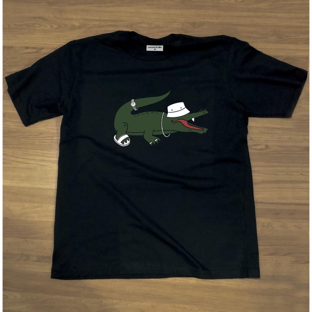 LACOSTE Áo Thun Thể Thao Ngắn Tay Thời Trang Năng Động Cho Nam !