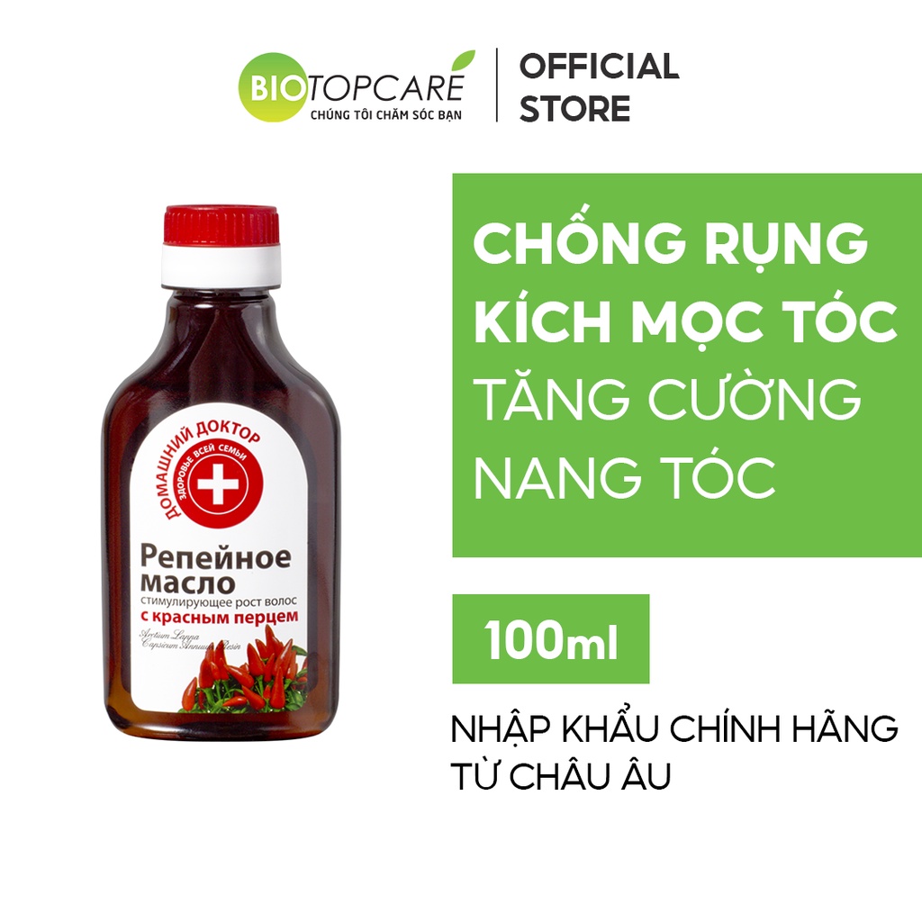 Dầu ngưu bàng kích thích mọc tóc Domashnij Doctor 100ml - Date 10/2022