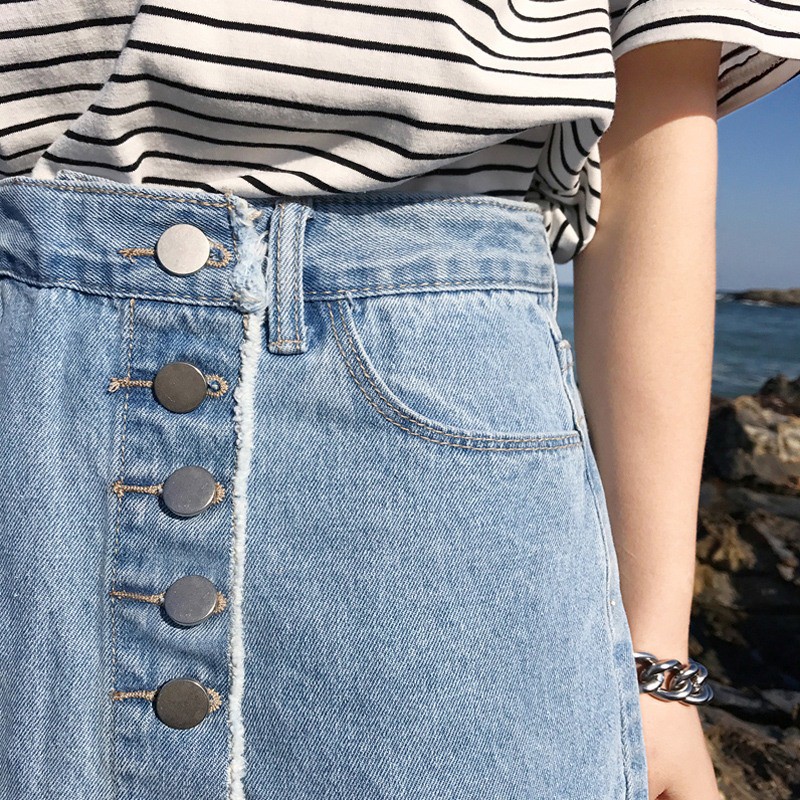 Quần váy big size quảng châu dập nút đắp chéo 1 bên big size quảng châu D5 | BigBuy360 - bigbuy360.vn