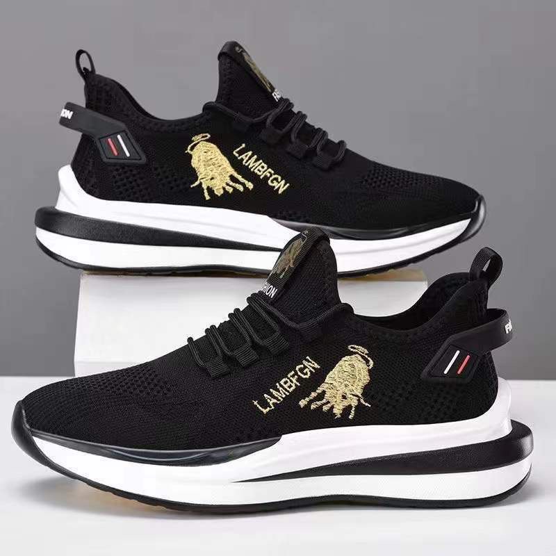 Giày nam sneaker Lambo hình bò mạnh mẽ xu hướng mới