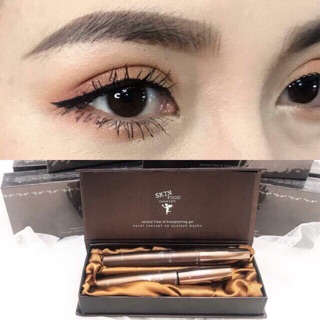 Bộ 2 cây mascara dài mi nối mi skinfood fullbox