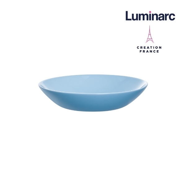 Bộ 6 Đĩa Sâu Thuỷ Tinh Luminarc Diwali Light Blue 20cm- LUDIP2021