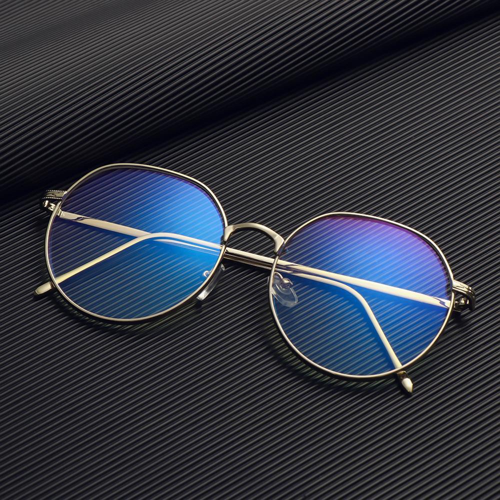 ESPO Mắt Kính Gọng Tròn Bằng Kim Loại Siêu Nhẹ Chất Lượng Cao