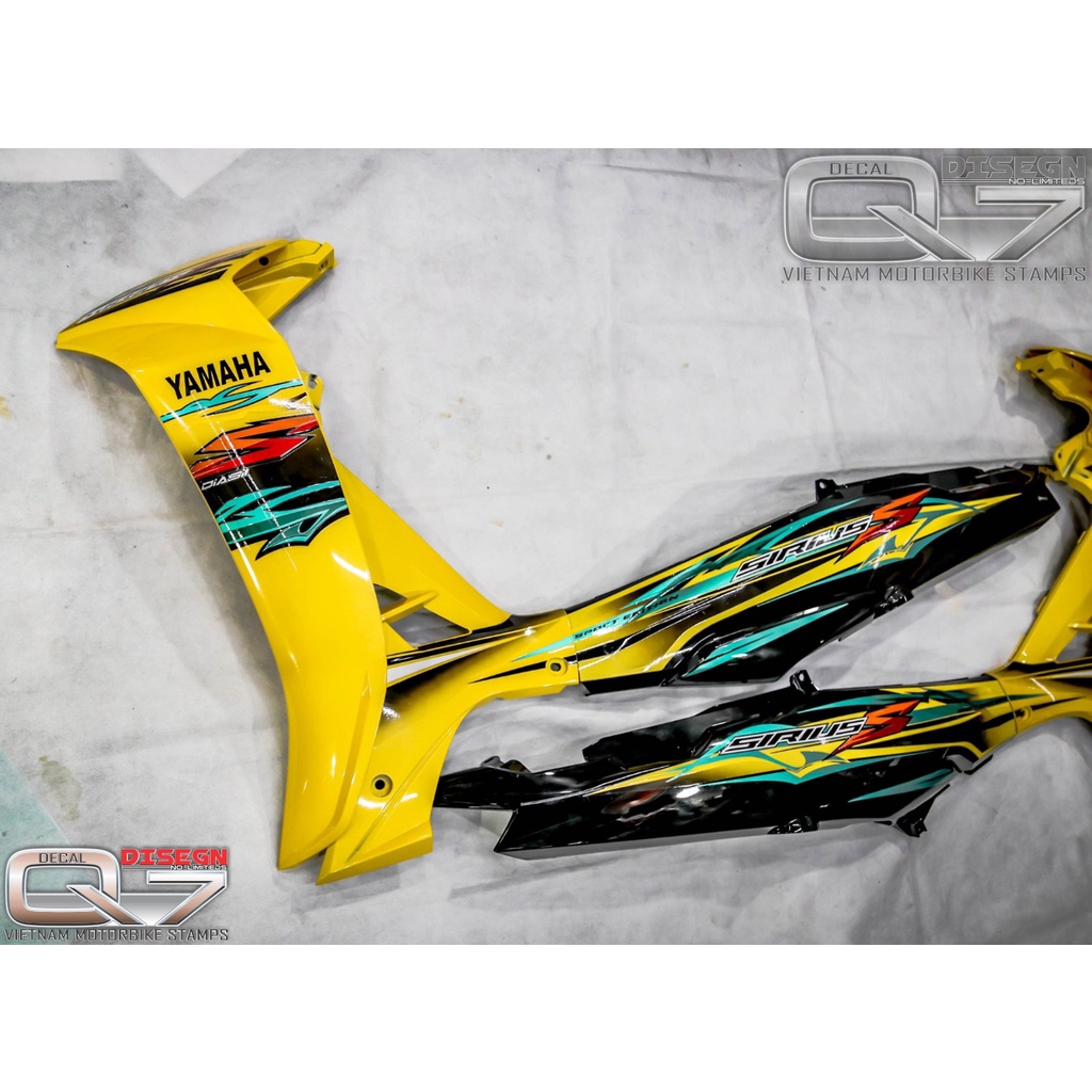 Tem Rời Sirius 110 Vành Đen