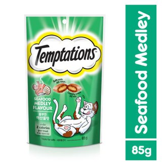 Snack Tempotation dành cho mèo vị hải sản gói 85gr thumbnail