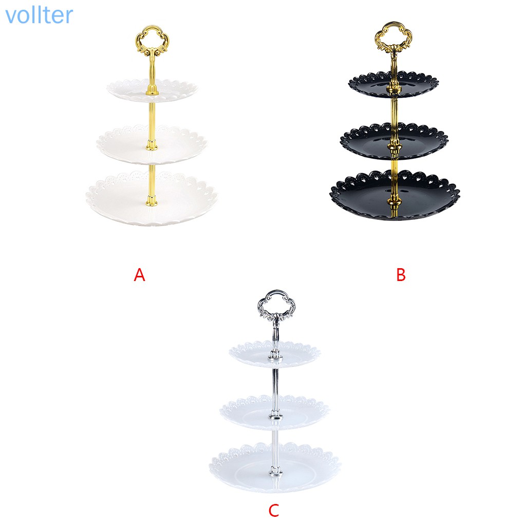 Kệ Trưng Bày Bánh Kẹo 3 Tầng Tiện Lợi