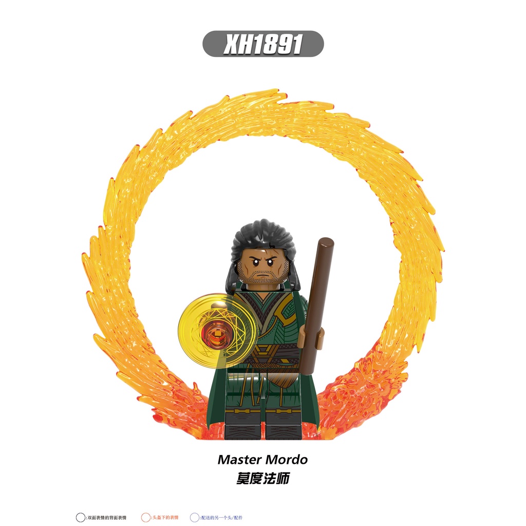 Minifigures Các Mẫu Nhân Vật Siêu Anh Hùng Phù Thủy Doctor Strange 2 In The Multiverse of Madness X0335 Đồ Chơi Lắp Ráp