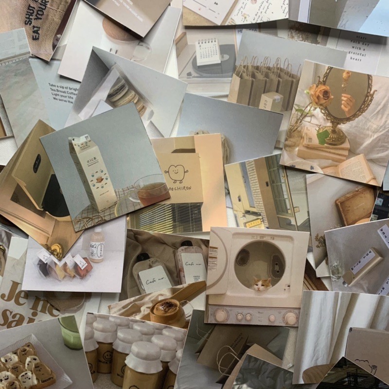 Aesthetic Sticker Set - 40 tấm