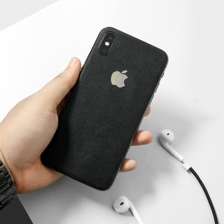 Miếng Dán Da iPhone - Đen Nappa cực đẹp