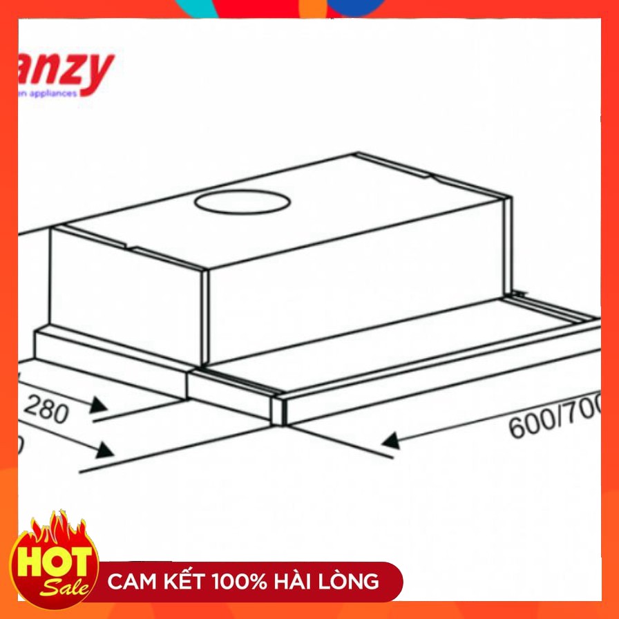 Máy Khử Mùi Âm Tủ CANZY CZ 7002 SYP..New 2021