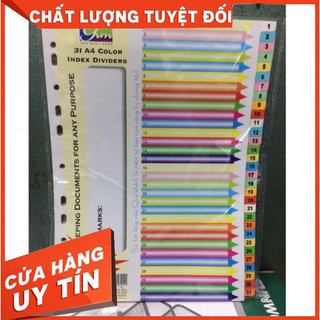 Chia file giấy 1-31