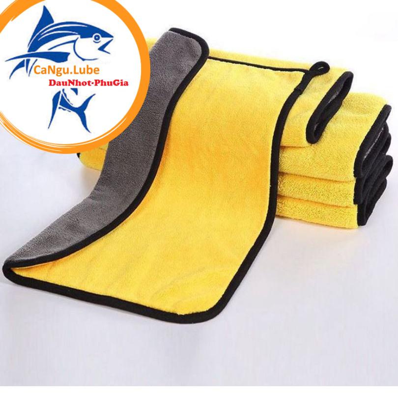 [DauNhot-PhuGia]Khăn lau xe chất liệu 3M hàng tốt 2 lớp,  Khăn lau microfiber chuyên dụng dành cho ô tô và xe máy..