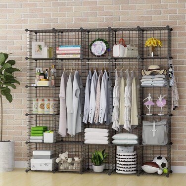 [BÁN THEO TẤM. TẶNG CHỐT GẮN ] Tủ lưới đựng quần áo,tủ sách,tủ decor để đồ đa năng tiện ích