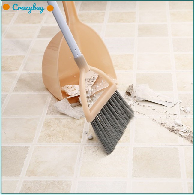 Bộ chổi quét nhà + đồ hốt rác nhỏ kéo dài được cho trẻ em