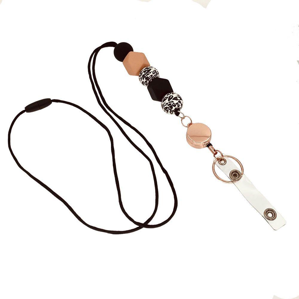 Dây Kẹp Giữ Thẻ ID / Huy Hiệu Bằng Silicon Tiện Dụng Cho Văn Phòng Giá Đỡ