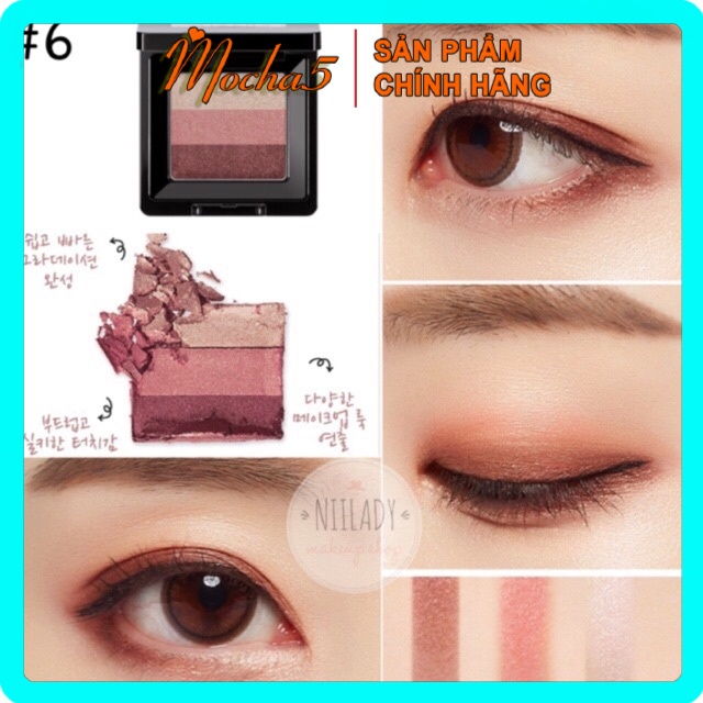 Phấn mắt 3 màu MISSHA TRIPLE Shadow dễ dùng, nhỏ gọn | BigBuy360 - bigbuy360.vn