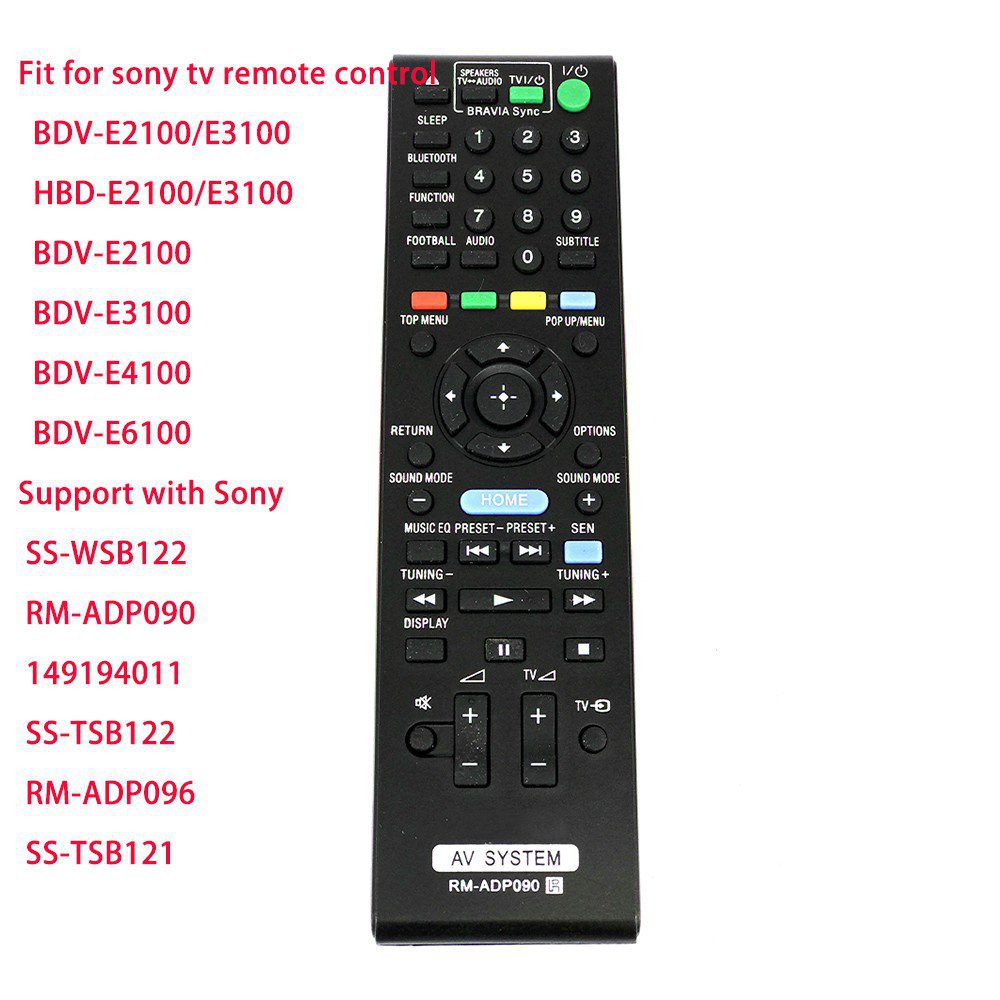 SONY Remote Điều Khiển Từ Xa Cho BDV-E2100/E3100 HBD-E2100/E3100 BDV-E2100 HBD-E2100/E3100 BDV-E2100 BDV-E3100 BDV-E6100