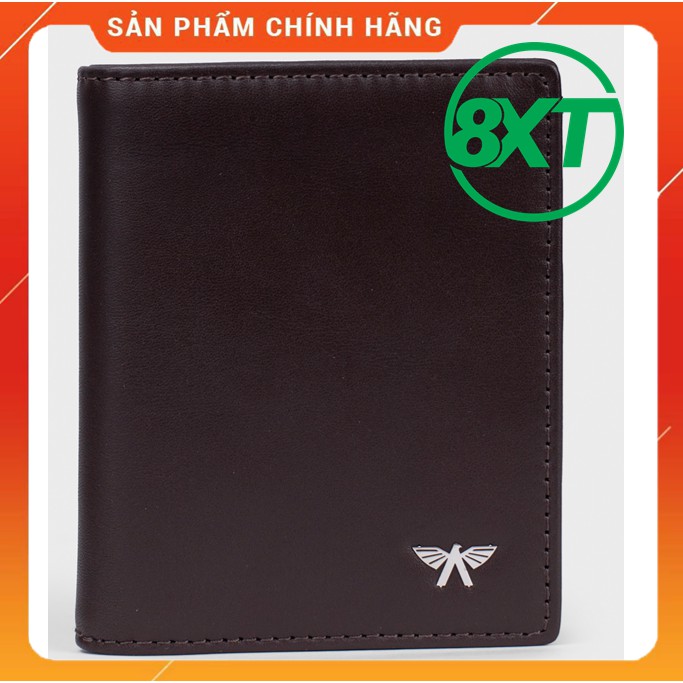 Ví da nam, ví đứng nam⚡ ARISTINO⚡da trơn đơn giản làm nổi bật lên thiết kế tinh tế, Logo đại bàng -AVW0020