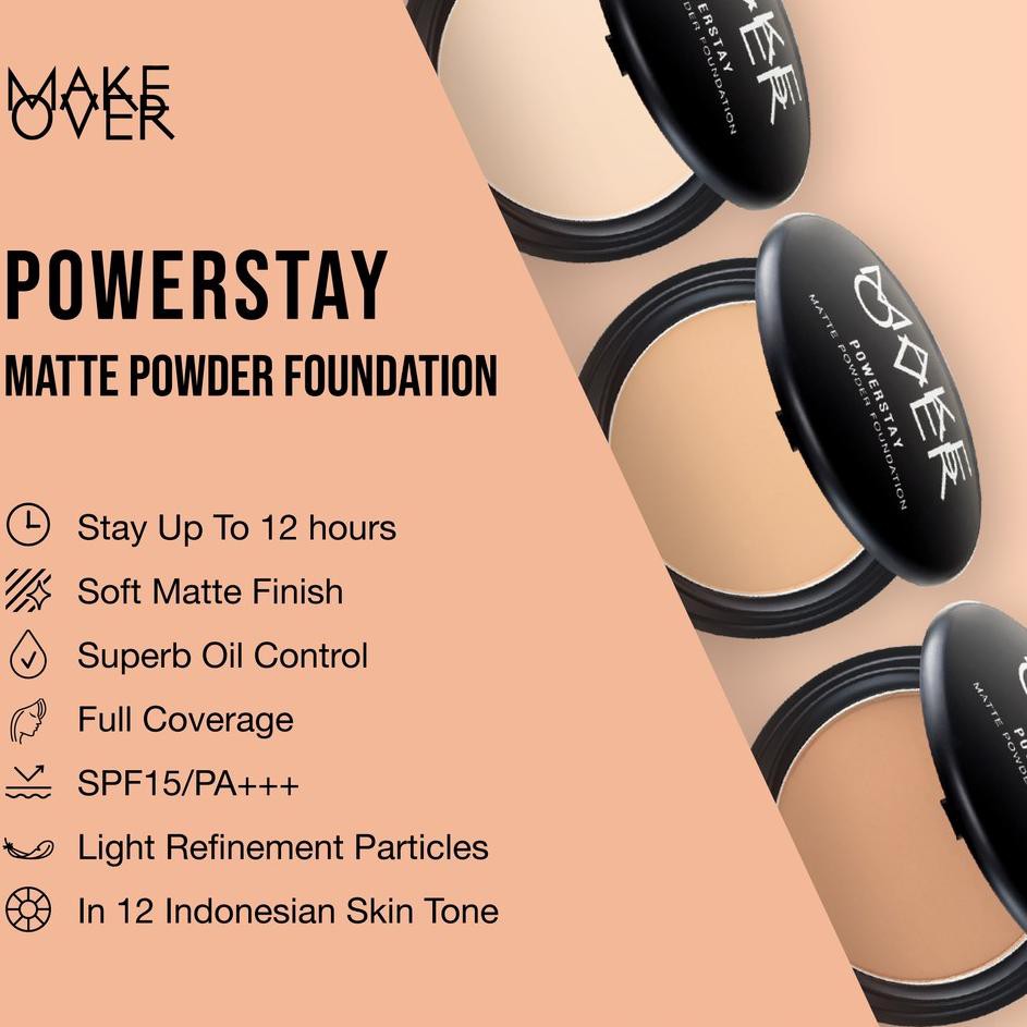 (Hàng Mới Về) Phấn Nền Make Over Powerstay 12 Gr Chất Lượng Cao | BigBuy360 - bigbuy360.vn