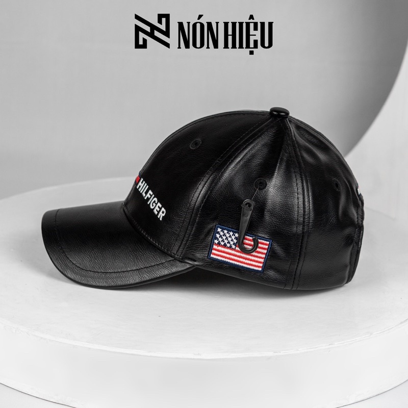 Mũ lưỡi trai Da cao cấp MADE IN TAIWAN Full Tem Mark hãng