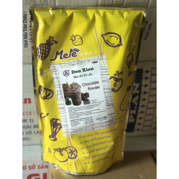 Bột pha trà sữa khoai môn, socola Dou Xian Hoàng Huy gói 1kg