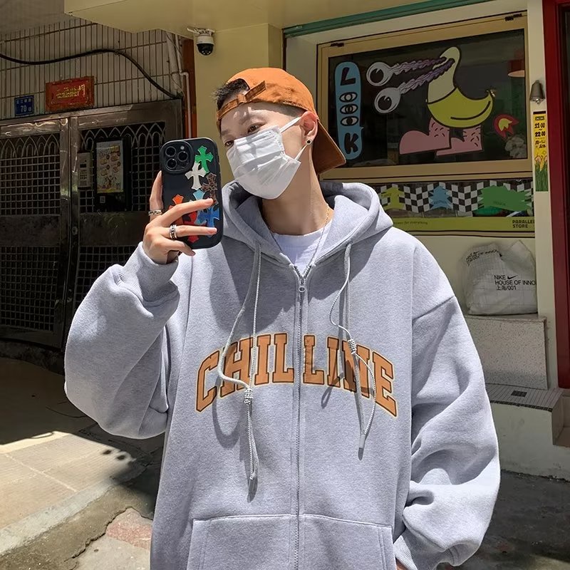 【Four colors】Áo Khoác hoodie thời trang hàn quốc áo hoodie form rộng simple áo hoodie nam nữ