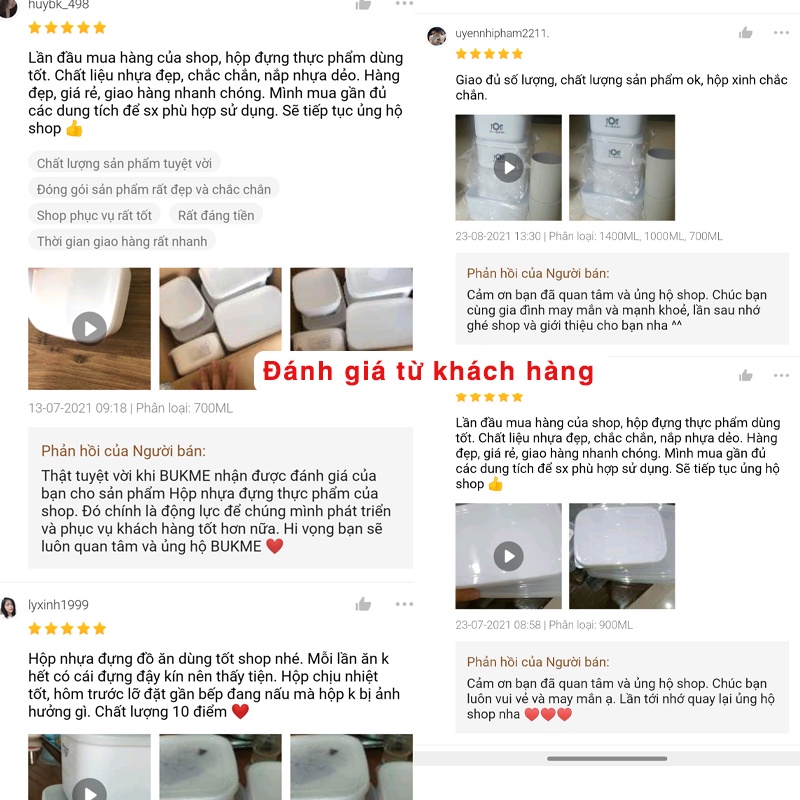 Hộp đựng thực phẩm nhựa tupperware, Hộp đựng đồ ăn ngũ cốc để tủ lạnh lò vi sóng có nắp đậy