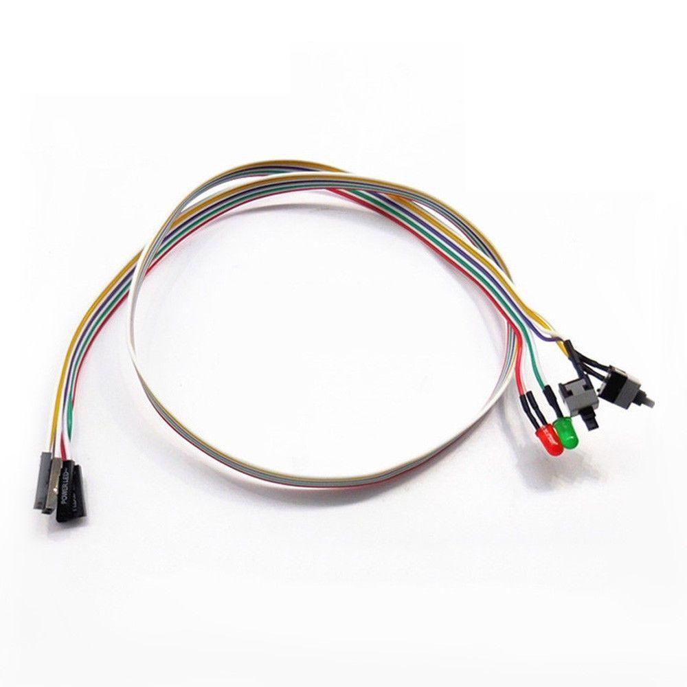 Dây Cáp AUGUSTINA ATX Case PC Desktop HDD LED Light on Switch