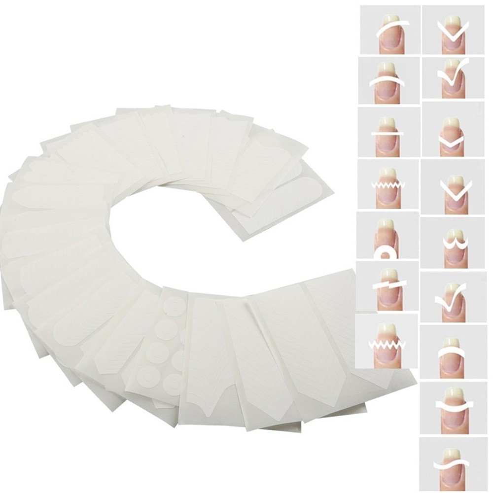 [Hàng mới về] Bộ 15 khuôn dán hỗ trợ vẽ móng nghệ thuật cho gia đình/tiệm làm móng