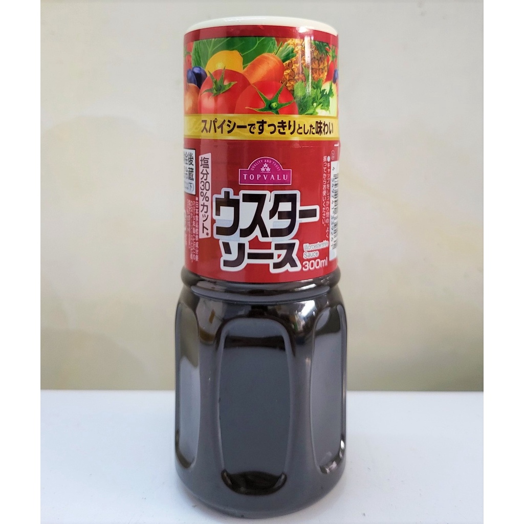 [Chai 300ml] NƯỚC XỐT WORCESTERSHIRE [Japan] TOPVALU Sauce