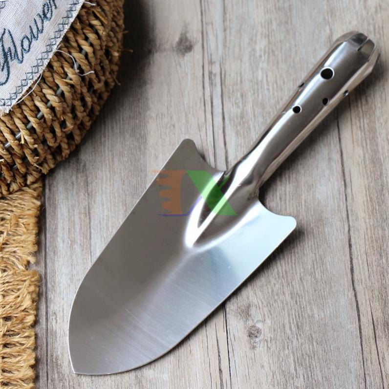 Xẻng inox cầm tay làm vườn