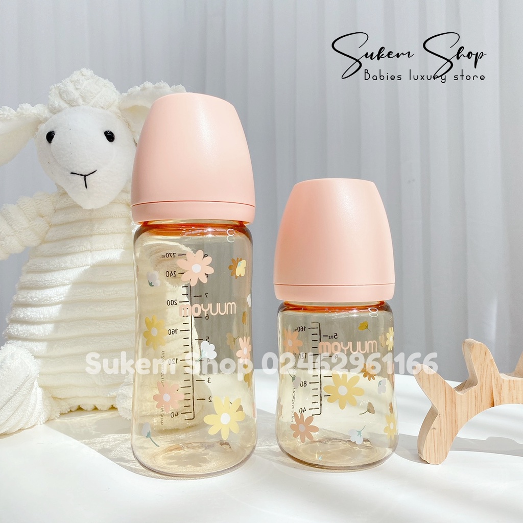 Bình Sữa Moyuum Hoa Cúc 170ml/270ml