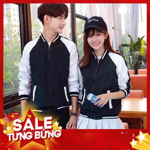 Áo khoác cặp Áo khoát đôi gió dù 2 lớp chống nắng cao cấp chữ V nón rời phong cách mẫu mới đẹp - M301 - Hàng nhập khẩu