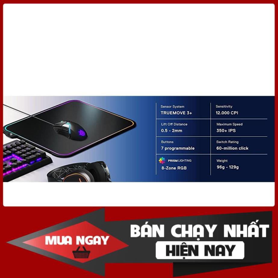 Chuột cao cấp SteelSeries Rival 600 (RGB) - Chính hãng