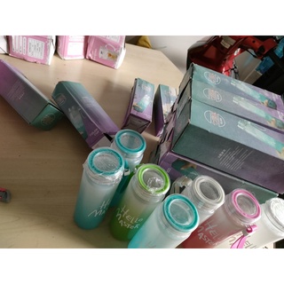 Bình nước thủy tinh Hello Master 420ml