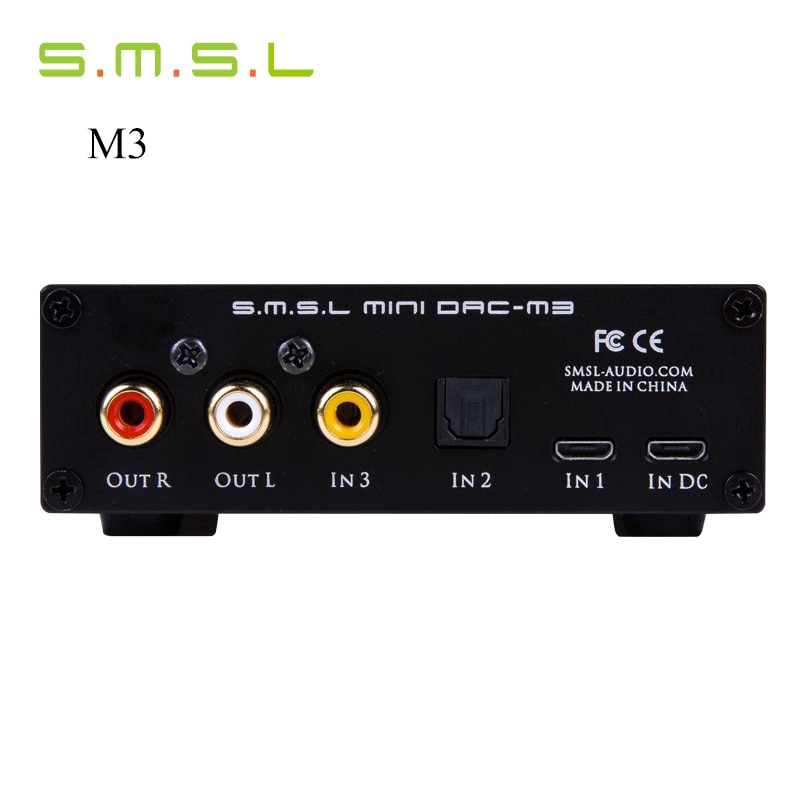 SMSL M3 DAC Headphone Amplifier AMP CS4398 OTG/PC USB/Optical/Coaxial All-in-one Hifi Audio Decoder