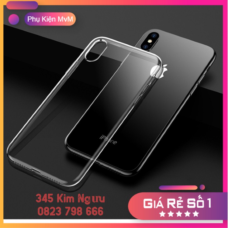 Ốp Lưng iPhone/ Ốp Chống Bẩn Dẻo Silicon iPhone 8/Iphone 8 plus Trong Suốt