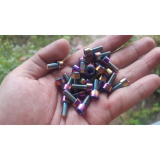 ỐC TITANIUM M5 NÁ CAO SU