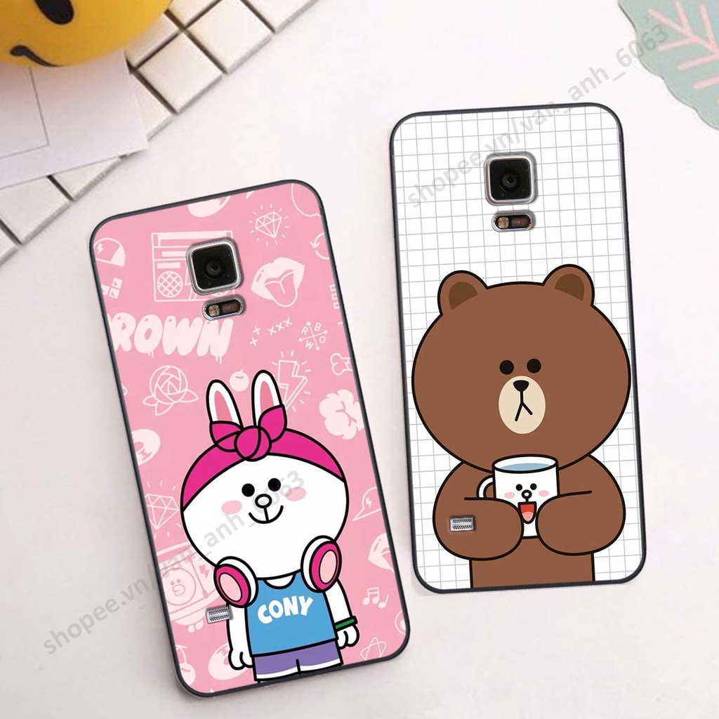 Ốp Samsung Note 4 / Note 5 hình thỏ, gấu đáng yêu dễ thương, ốp lưng điện thoại samsung galaxy viền dẻo giá rẻ