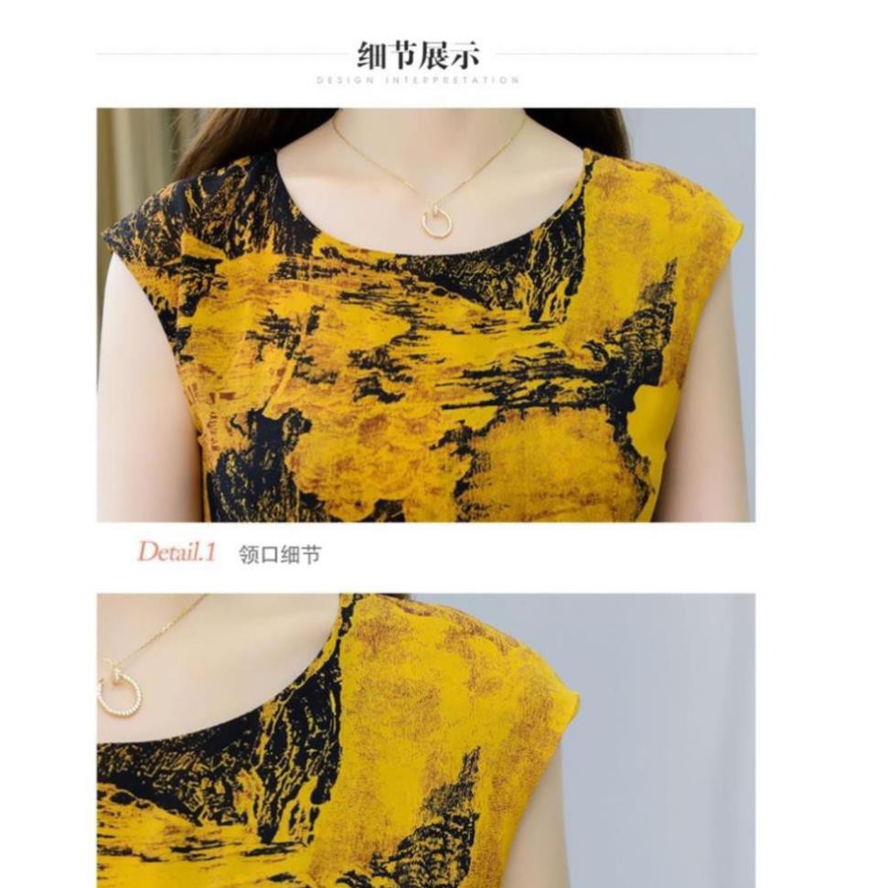 Đầm Maxi Hoạ Tiết Dáng Dài Thướt Tha Cao Cấp - Váy Đi Biển Voan Lụa 2 Lớp Đẹp Quảng Châu Loại 1 | BigBuy360 - bigbuy360.vn